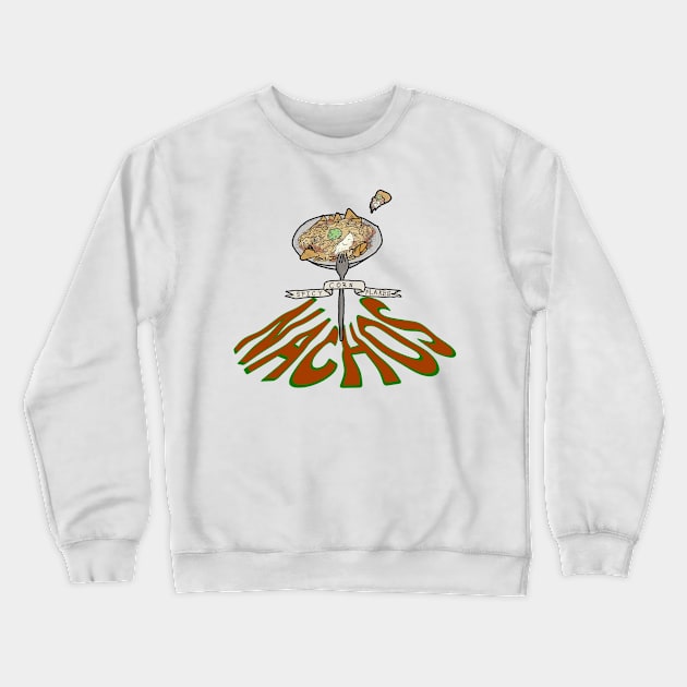 Nachos! Spicy cornflakes Crewneck Sweatshirt by DopamineDumpster